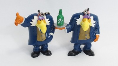 Duckula - Bully 1990 - Igor I und Igor 2 mit Giftflasche als Schlüsselanhänger