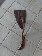 ANTICA MANIGLIA IN FERRO BATTUTO A MANO, DA RECUPERO.