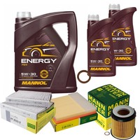 Mann Inspektionspaket 7L Mannol Energy 5W-30 FüR BMW F10 535I F18 F11
