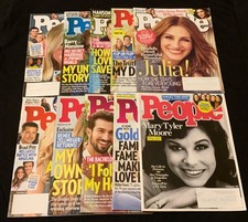 People Magazine Lot 10 Issues 2016-2017 Julia Roberts Barry Manilow Goldie Hawn