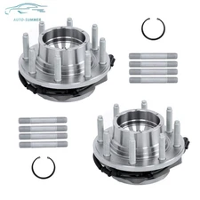 Set of 2 Front Wheel Bearing Hub Assy For Ford F250 F350 Super Duty 4WD w/ ABS