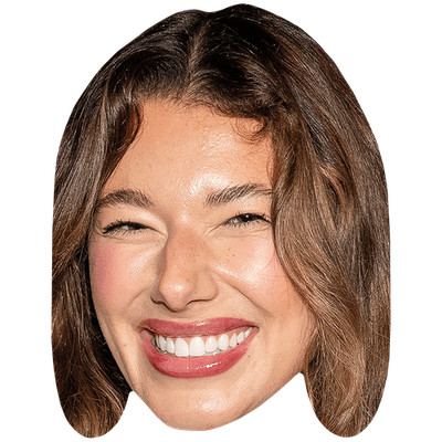Tianna Robillard (Smile) Celebrity Mask, Flat Card Face, Fancy Dress Mask