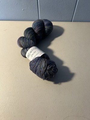 Uschitita fiber art merino sock super wash merino nylon blend hand dyed yarn NWT