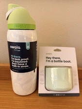 NEW Owala "Boo-Ya" Color Drop w/Owala Boot 32oz Free Sip Glow-in-the-Dark Ghosts