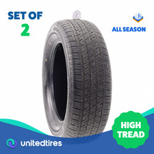 Set Of 2 Used 22560r17 Bridgestone Ecopia Hl 422 Plus 99h - 8.532