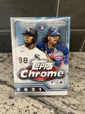 Topps 2021 MLB Chrome Baseball Trading Card Blaster Box Sealed -NEW