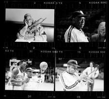 1/5/92 Dizzy Gillespie Gerald Wilkins NY Knicks NBA Old 35mm 4 Negative Lot C626