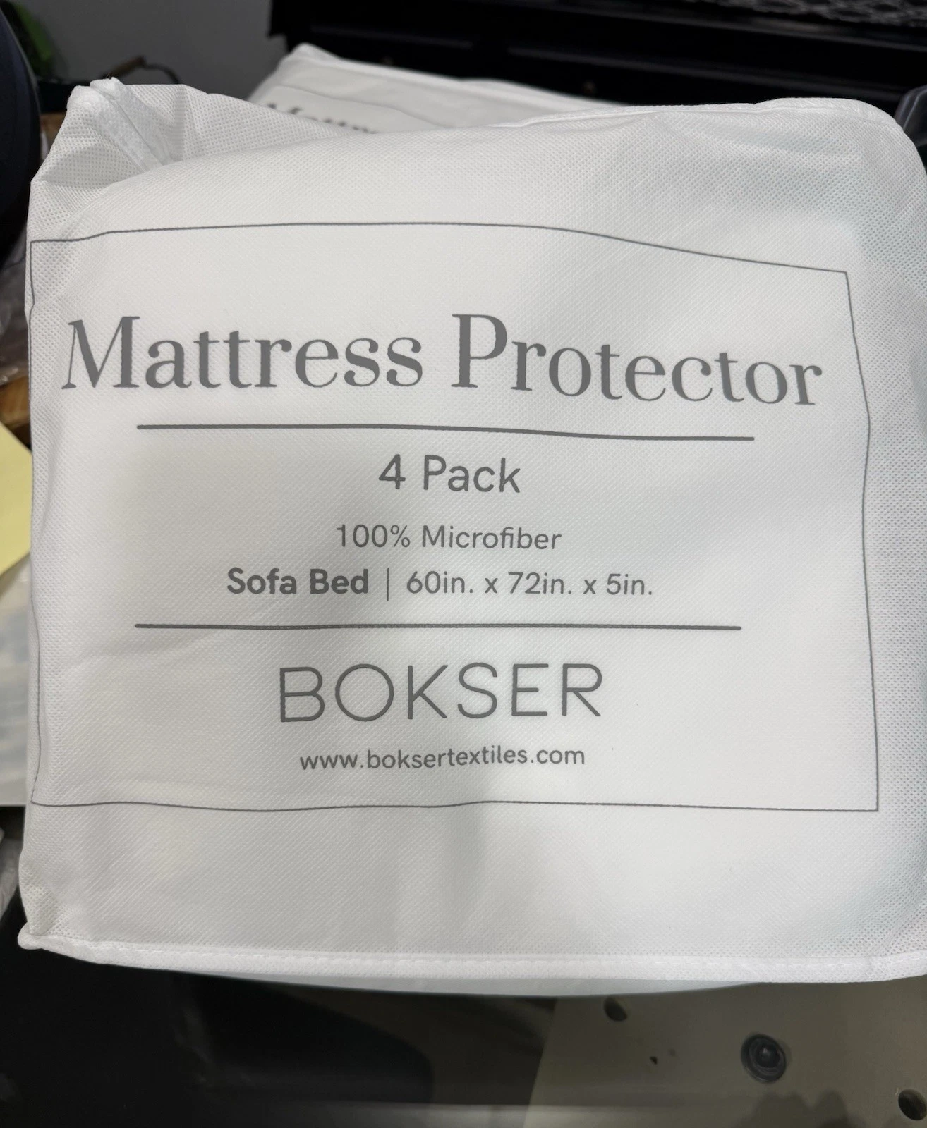 Bokser Sofa Bed Zipper Mattress Protectors 60in x 72in x 5in (4-pack)