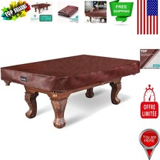 Heavy Duty Waterproof Leatherette Billiard Pool Table Cover   8ft Protection