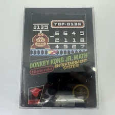 Donkey Kong Jr Math NES CIB Nintendo Entertainment System Complete Authentic