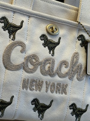 COACH REXY CARGO 26 IVORY/MULTI CANVAS TOTE CZ129 JAPAN EXCLUSIVE