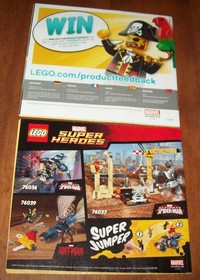 LEGO Set 76037 Marvel Super Heroes Instruction Manual Book 1 and 2