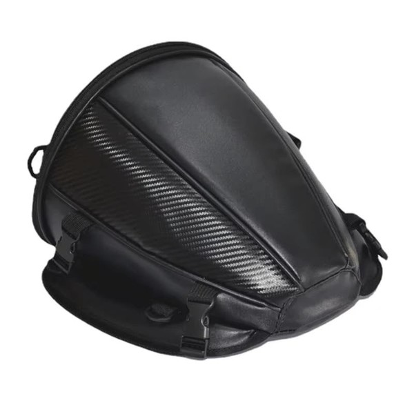 Motorrad Hecktasche Wasserdicht PU Leder Kohlefaser FüR Benda LFC 700 GepäCk-image