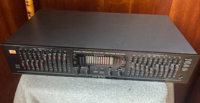 BSR EQ-3000 10-Band Stereo Graphic Equalizer and Spectrum Analyzer Works Great!