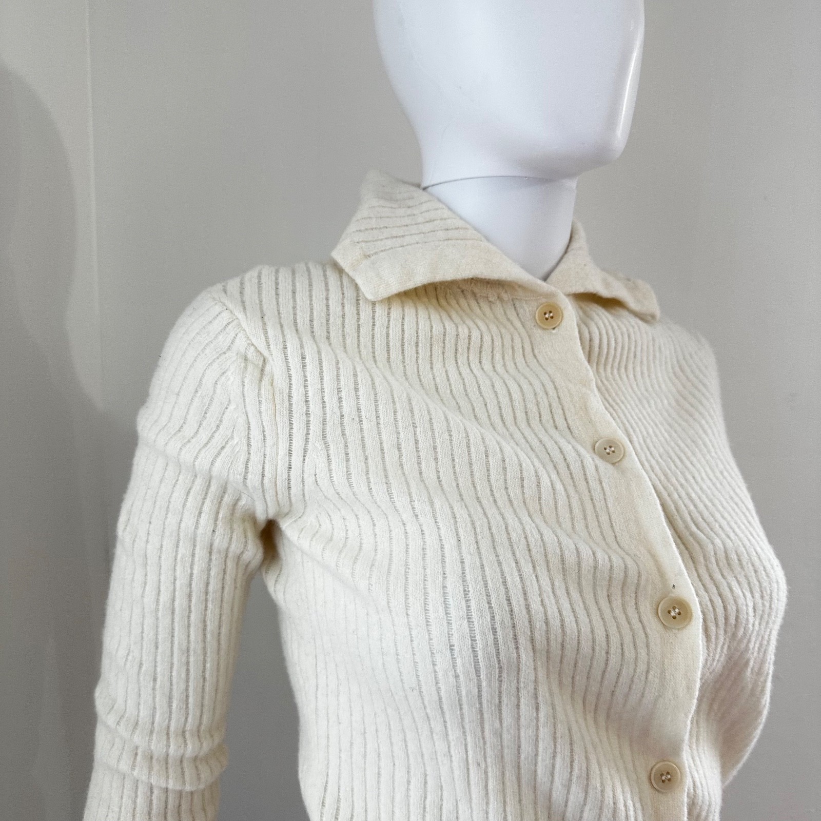 Bite Studios 100% Wool Luxe Button Front Cardigan… - image 3