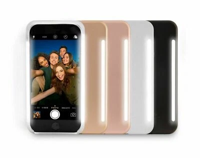 Selfie LED Licht Handyhülle Für IPhone XR X/XS SE2020 8 7 6S Stoßfestes Cover - Bild 1 von 4