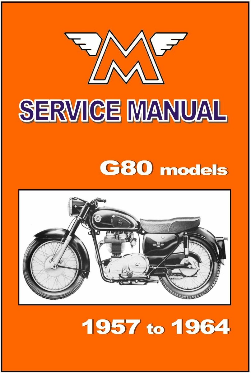 MATCHLESS Workshop Manual G80 G80S 1957 1958 1959 1960 1961 1962