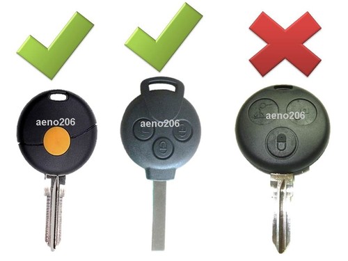 Schlüssel Batterie für Smart Fortwo forfour 451 454 453 Schlüssel  CR2016 - Bild 2 von 2