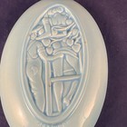 Naughty Risqué Man Woman Double Sided Decorative Plate Blue — photo 3
