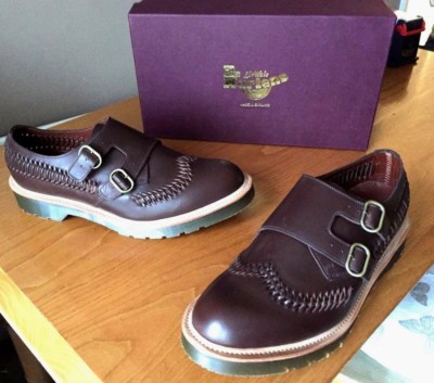 Dr Martens Braider Brown Beaumont Leder Schuhe UK 10 EU 45 Made in England