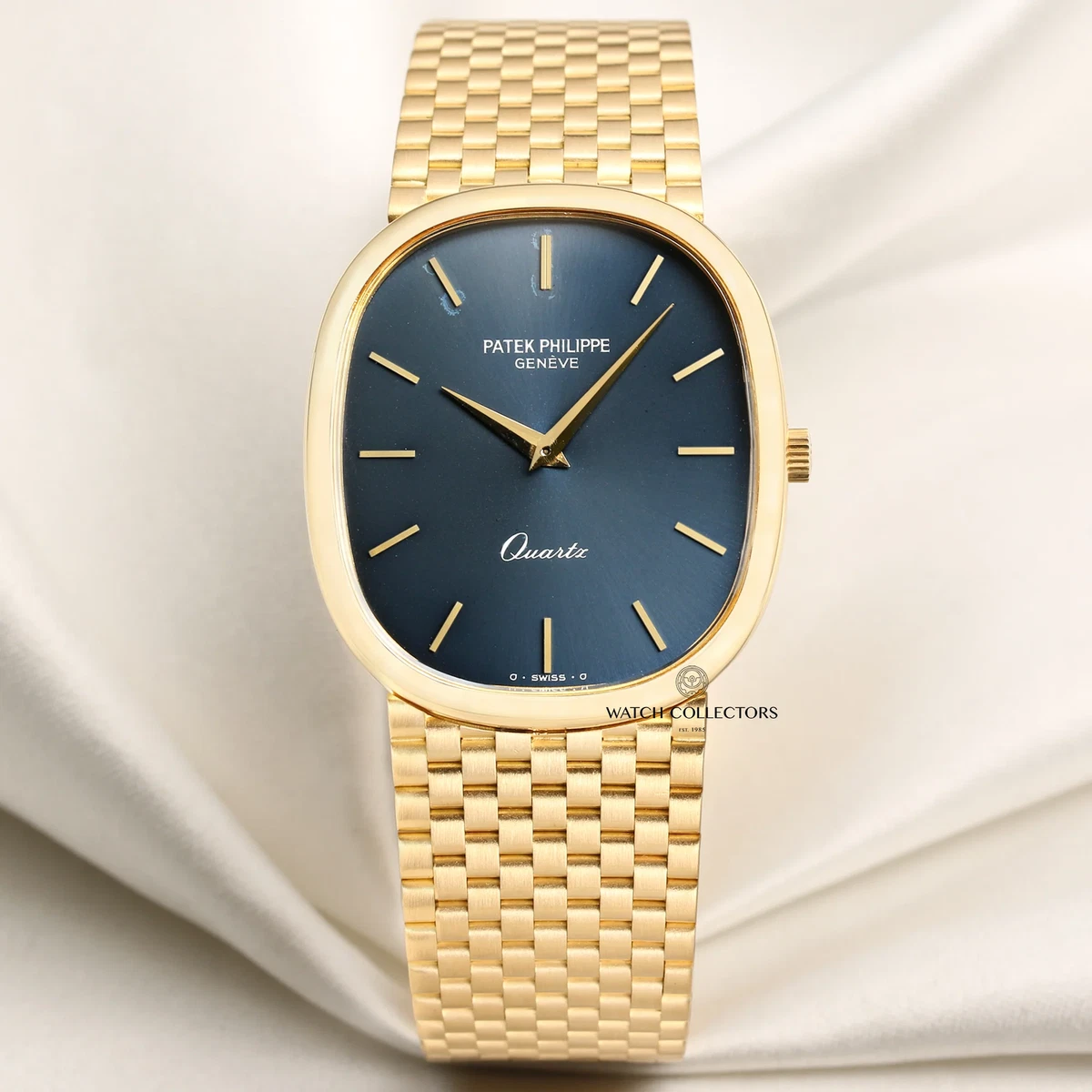 Patek Philippe Ellipse Quartz 18k Yellow Gold