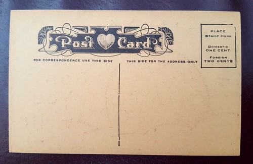 Vintage 1907 ~WHY ON EARTH DONT YOU WRITE POSTCARD ~ UNUSED ~ M. STEIN - Picture 2 of 2