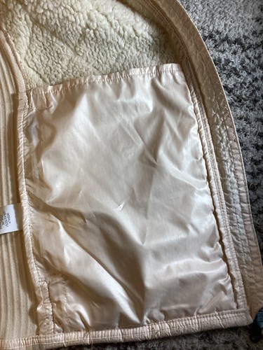 LL Bean Women's Light Pink Quilted Fleece Vest - 4 Pockets, Full Zip - Size PM - Picture 13 of 21