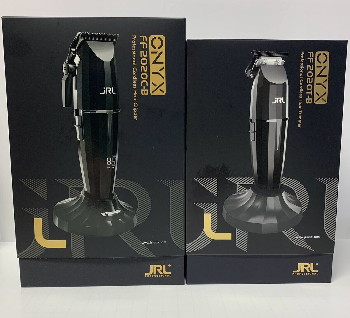JRL ONYX FF 2020C-B Clipper & 2020T-B Trimmer Combo BLACK JRL ONYX FF 2020C-B Clipper & 2020T-B Trimmer Combo BLACK