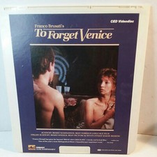 TO FORGET VENICE CED Capacitance Electronic Video Disc Embassy Home Brusati Rare