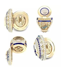 Anthony Banda #43 Tribute Fan Ring Gold LA Dodgers Championship Ring W/Box Opt