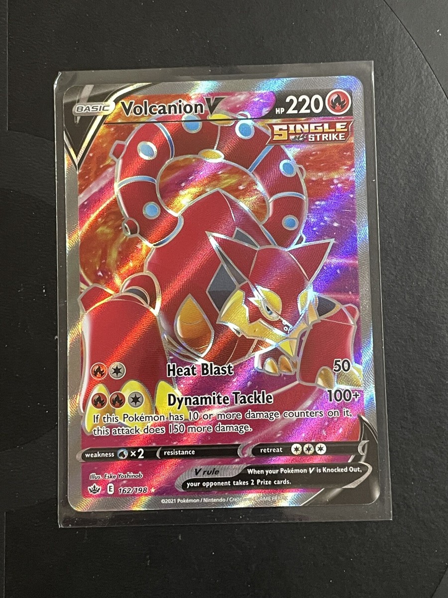 Volcanion V Holo Full Art 162/198 Ultra Rare Chilling Reign Pokmon TCG NM