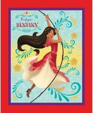 Disney Princess Elena of Avalor 100 Cotton Fabric by the panel