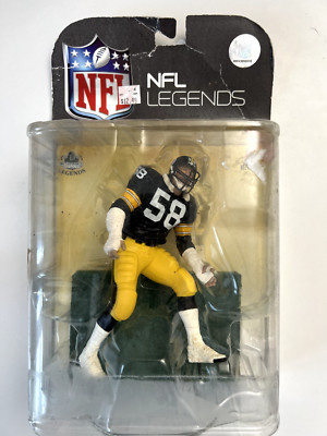 Jack Lambert NFL McFarlane Figure HOF Linebacker NFL Legends Pittsburg Steelers 
