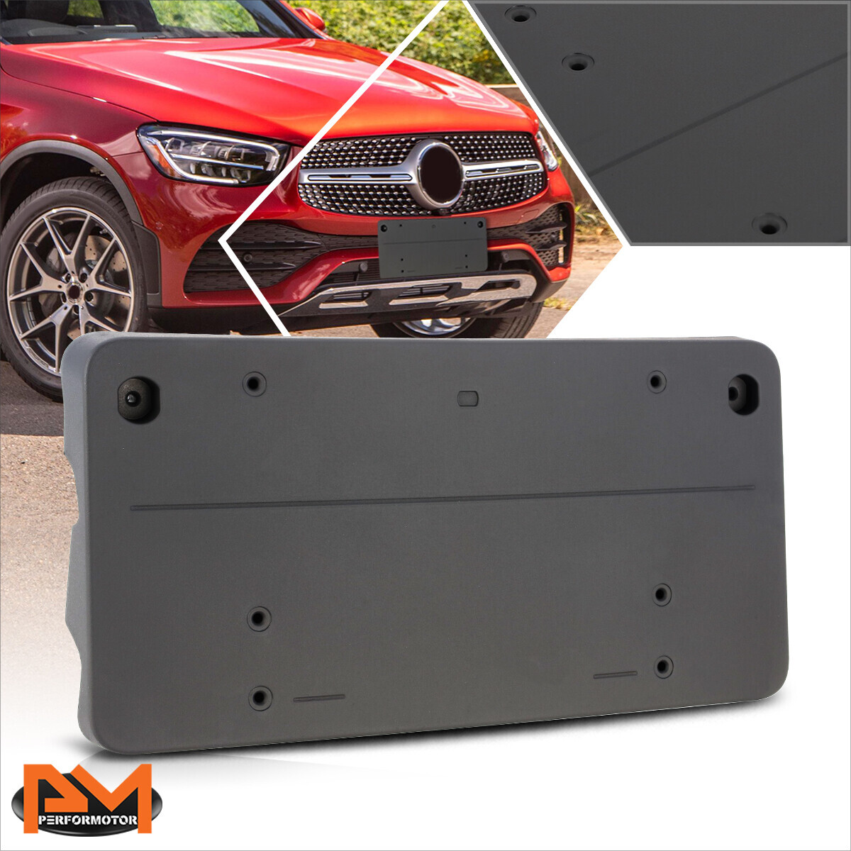 For 2021 MercedesBenz Glc300 Front Bumper License Plate Tag Mounting