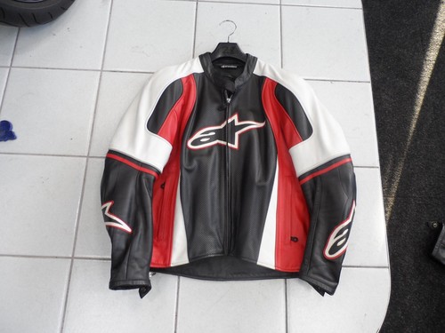 ALPINE STARS LEATHER MOTORCYCLE JACKET 