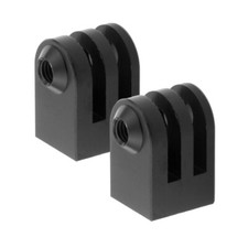 2pcs Aluminum Alloy Mini Tripod Adapter 1/4 Inch Screw Monopod For Gopro Max 10