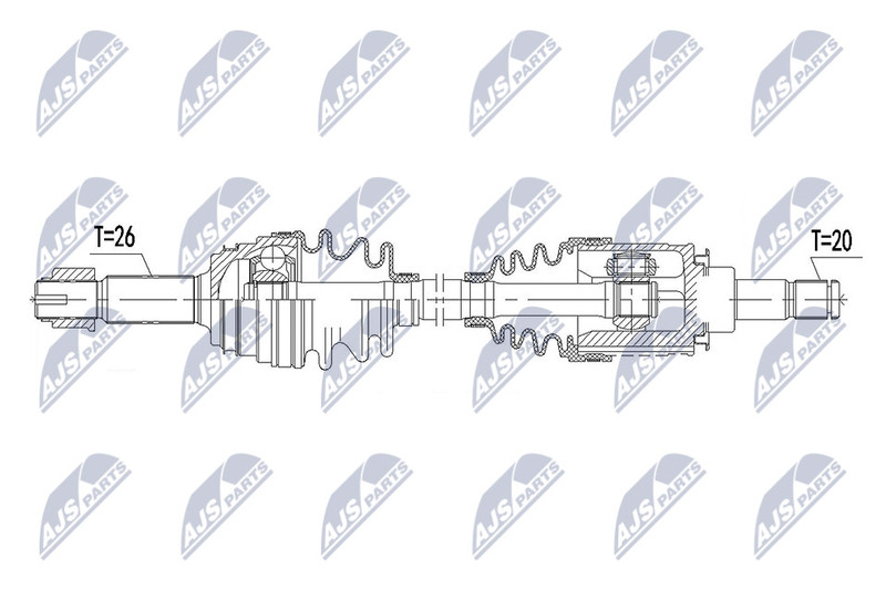 Arbre de transmission Toyota RAV 4 III : solution contre les vibrations au plancher à l'accélération