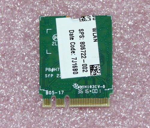 Intel 8260ngw API : 806722-001 802.11ac WLAN WiFi carte sans fil HP ZBook 15 G3 - Photo 2/2