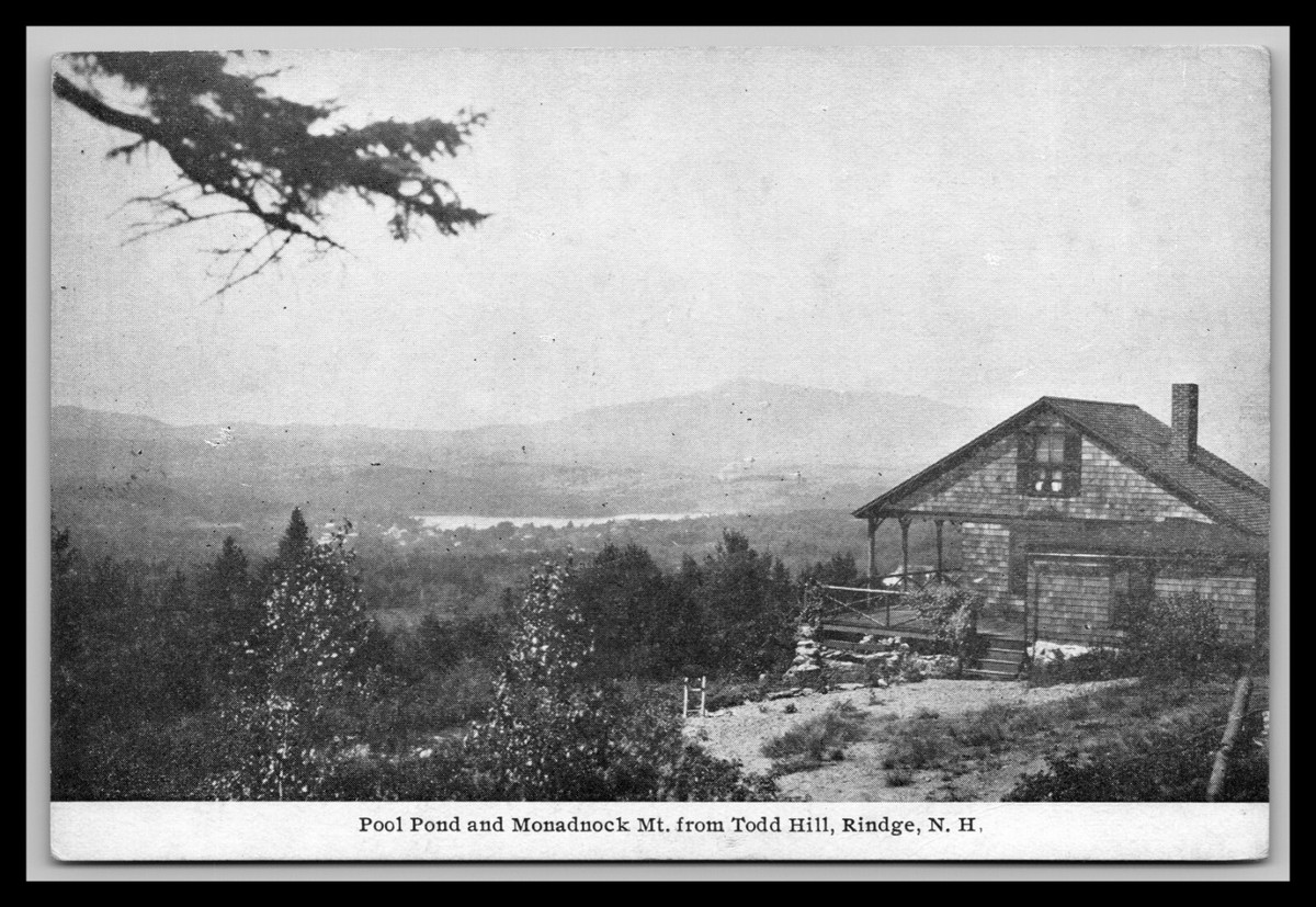 Post Cards New Hampshire Pool Pond Monadnock Mountain- Rindge, NH