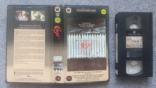 Cujo 1983 VHS Warner Home Video Clamshell Stephen King Horror Rare Steven First