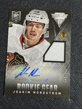 2013 Titanium Joakim Nordstrom SP RC ROOKIE Auto Jersey Card /100