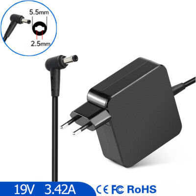 19V 3.42A Laptop Netzteil Ladegerät für Asus K50IJ-F1B K50IJ-G1B K50IJ-G2B B53AV