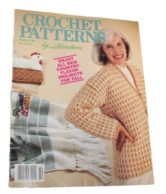 Crochet Patterns By Herrschners Autumn 1991 September October Country Projects