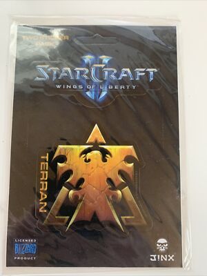 2010! Orig. sealed StarCraft 2 II Wings of Liberty Sticker Aufkleber Terraner