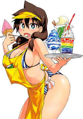 Amano Megumi wa Sukidarake! Weatherproof Waifu Anime Sticker 6'' Car Decal