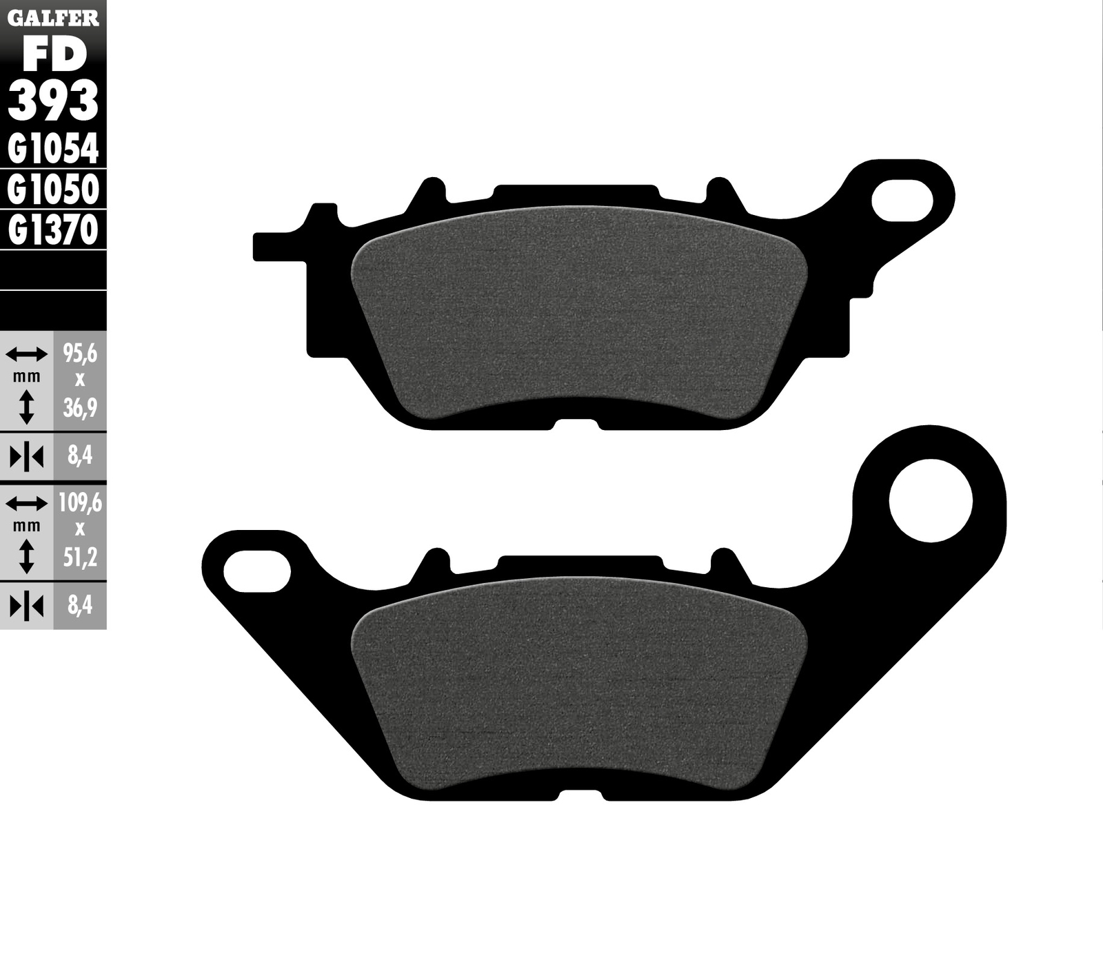 Plaquettes de frein KH464 avant pour moto Yamaha YBR 125