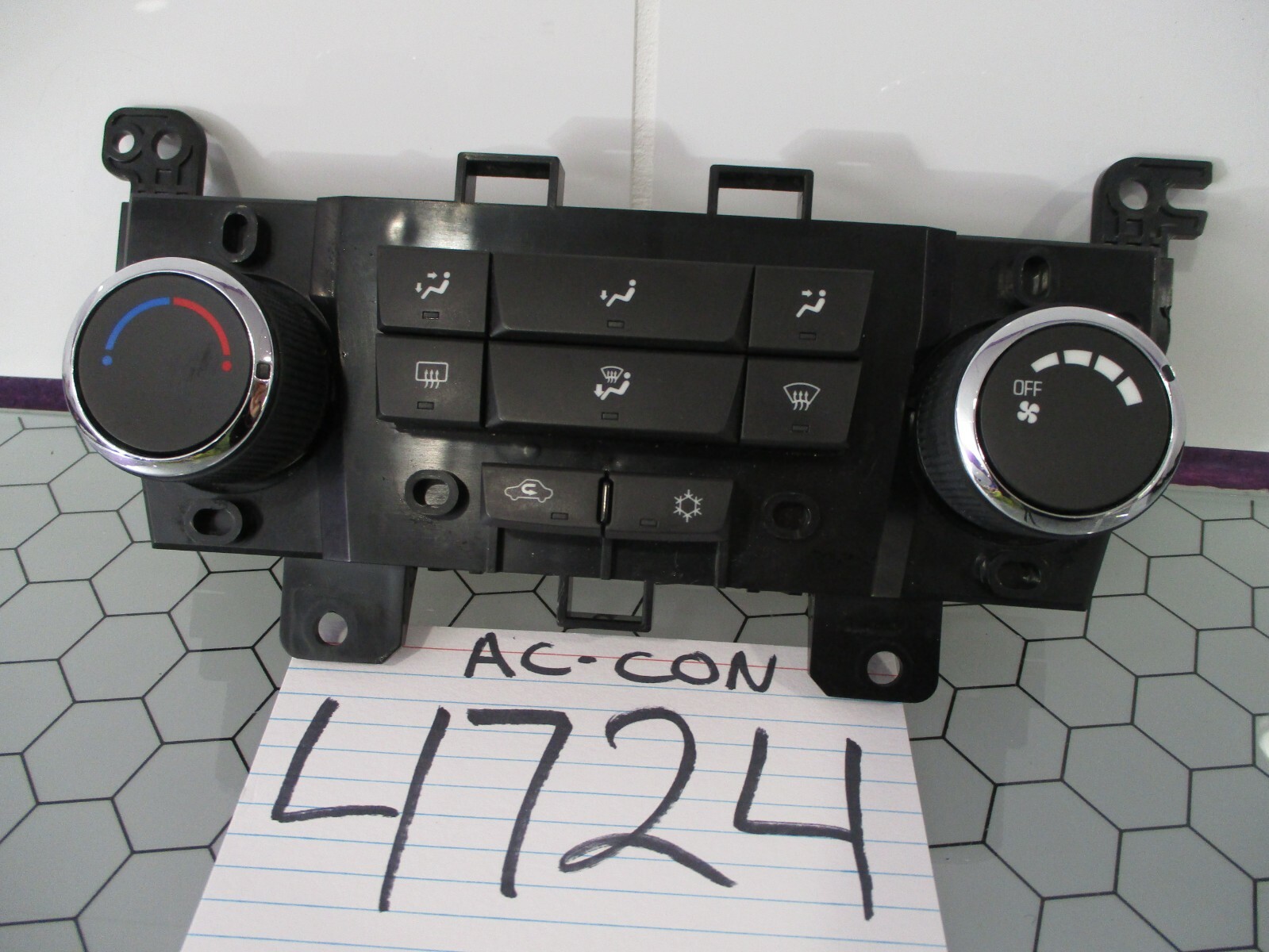 11 12 Chevy Cruze AC and Heater Control Used Stock #4724-AC 