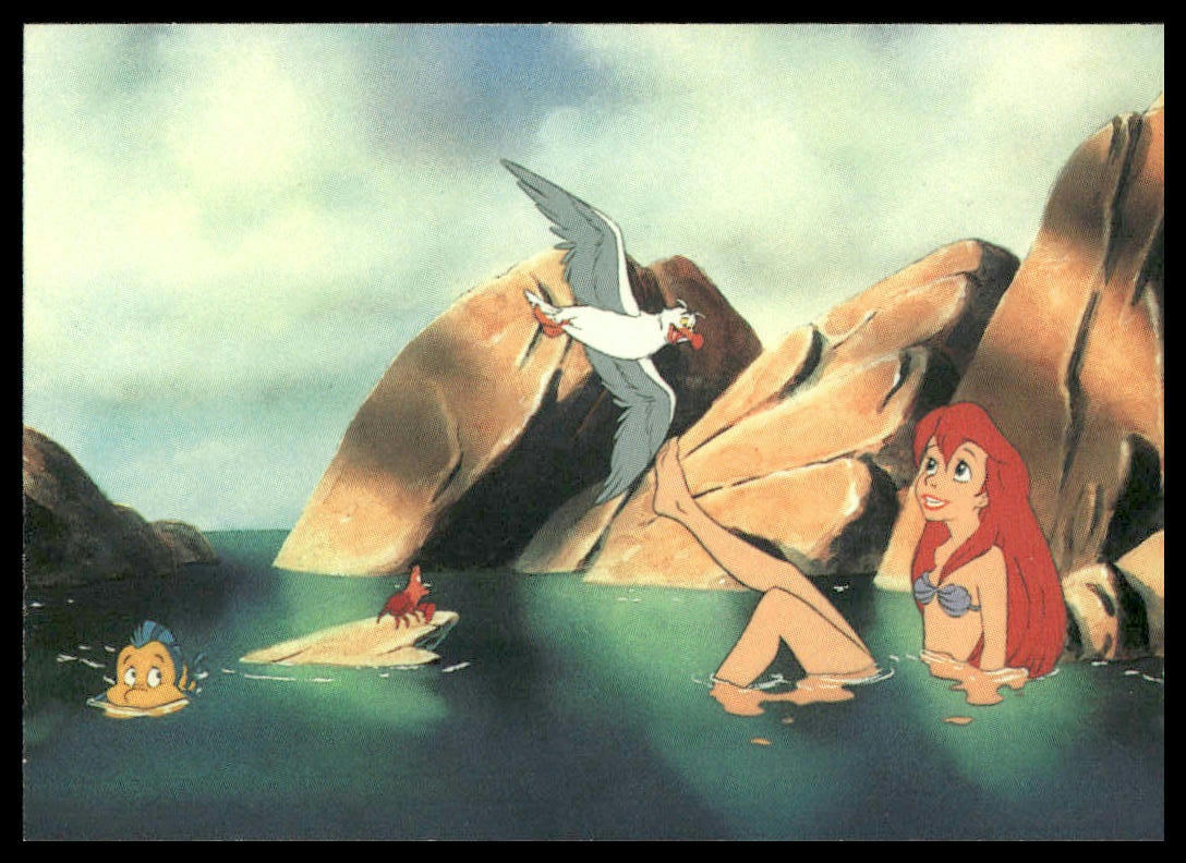 Ariel Happily Regards Her New Legs 1991 Pro Set The Little Mermaid