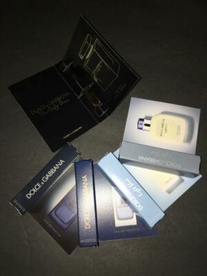 Dolce & Gabbana カタログ セット MEN'S D&G DOLCE & DABBANA BLUE EAU DE PARFUM TOILETTE SPRAY