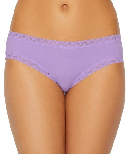 y♡ NWT NATORI GIRL BRIEF COTTON HIPSTER PANTIES 156058 yuzu YELLOW